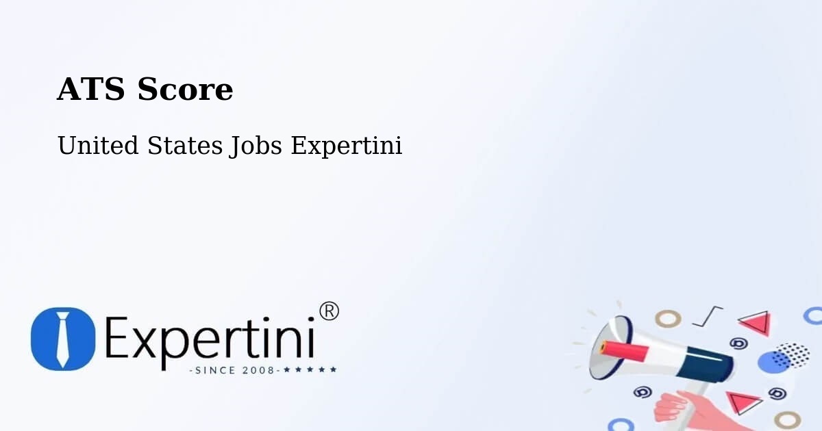 Resume ATS Score & Job Description Match Tool – Benton - United States Jobs Expertini