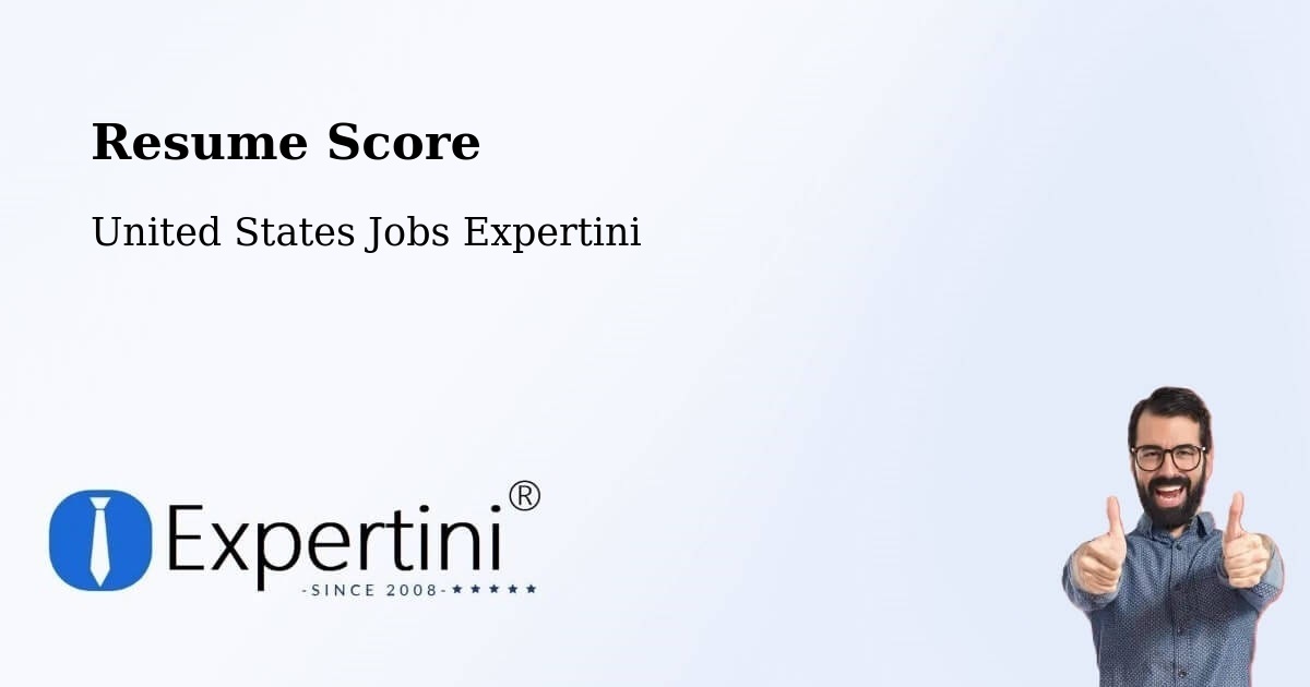 Resume Score & Job Description Match Tool – Benton - United States Jobs Expertini